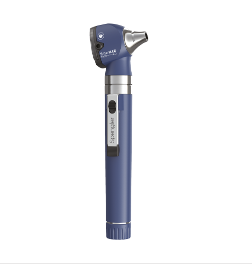 Otoscope Spengler SMARTLED 5500 à fibres optiques LED myrtille  