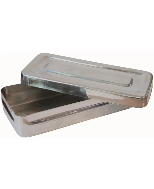 BOITE INOX 18X8X4 CM