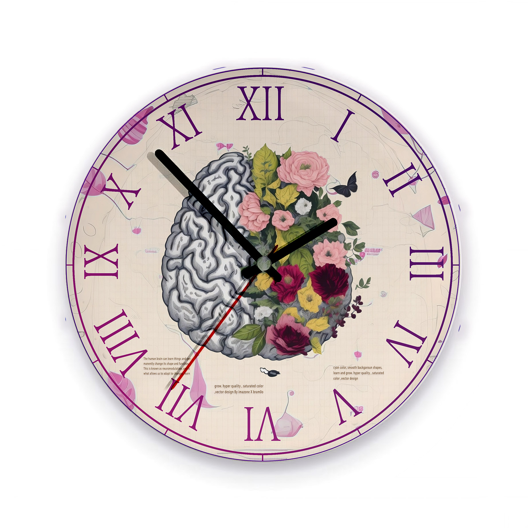 Horloge thème Neurologie 